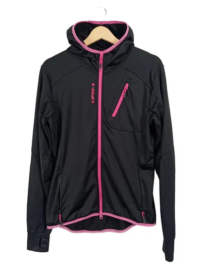 Icepeak Damen Softshelljacke Gr. 40 Outdoor Sport Schwarz Pink