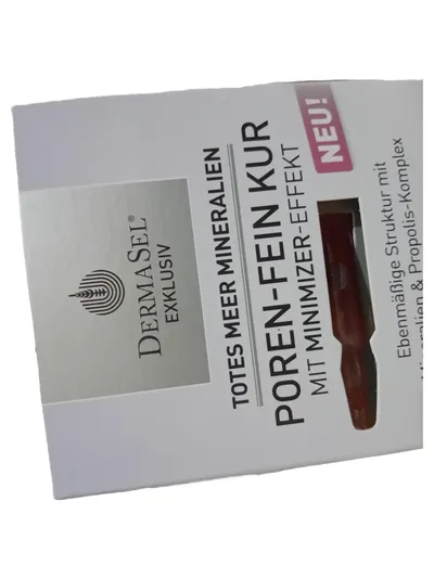 DermaSel Poren-Fein Kur Serum 3ml Damen Totes Meer Mineralien