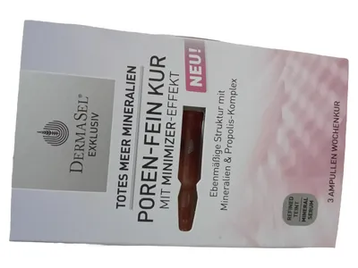 DermaSel Poren-Fein Kur Serum 3ml Damen Totes Meer Mineralien
