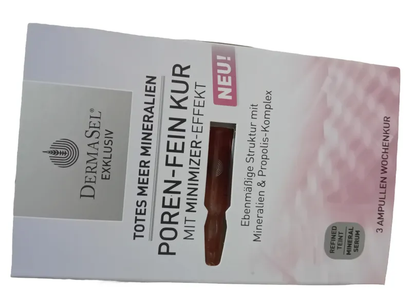 DermaSel Poren-Fein Kur Serum 3ml Damen Totes Meer Mineralien 2