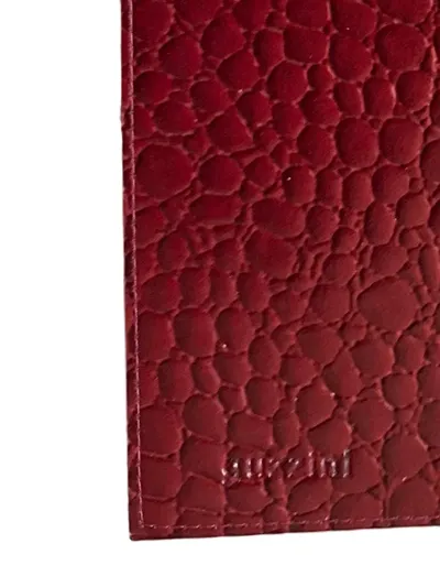 Guzzini Platzset Tischset Rot Krokoprägung Elegant 45x30 cm Kunststoff