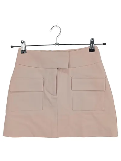Djerf Avenue A-Linienrock Damen XXS Rosa Modern Minirock