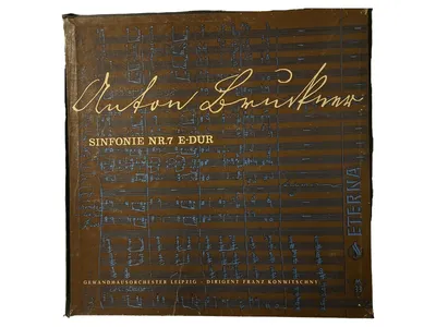 Anton Bruckner Sinfonie Nr. 7 E-Dur Vinyl LP Eterna Gewandhausorchester Leipzig