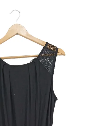 Anna Field Damen Jumpsuit Gr. 36 S Schwarz Casual Spitze Freizeit