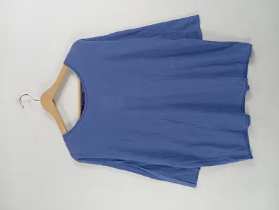 Violeta by Mango Damen Pullover Blau Gr. 36 S Casual Lochmuster