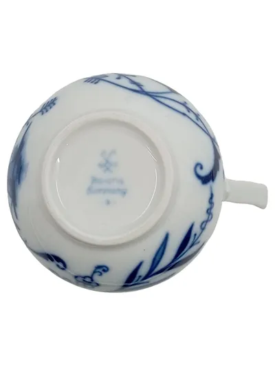 Bavaria Milchkännchen Zwiebelmuster Porzellan Weiß Blau 8 cm