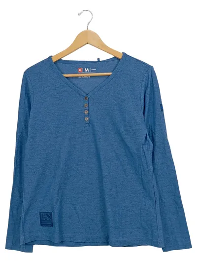 Engelbert Strauss Damen Langarmshirt Gr. 38/M Blau Praktisch