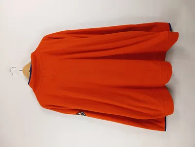 Napapijri Herren Fleecepullover Gr. 48 M Orange Half-Zip Outdoor