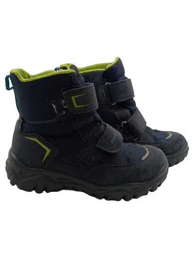 Superfit Kinder Schneestiefel Blau Gr. 34 Klettverschluss Outdoor Winter