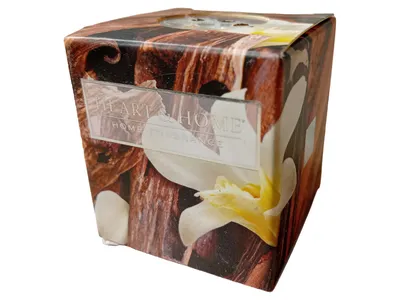 Heart & Home Sandalwood & Vanilla Duftkerze Wachs Braun Naturbezogen