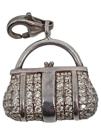 Thomas Sabo Kettenanhänger Handtasche Sterlingsilber Zirkonia Silber Damen 1