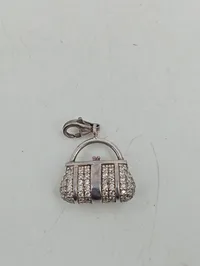 Thomas Sabo Kettenanhänger Handtasche Sterlingsilber Zirkonia Silber Damen 2