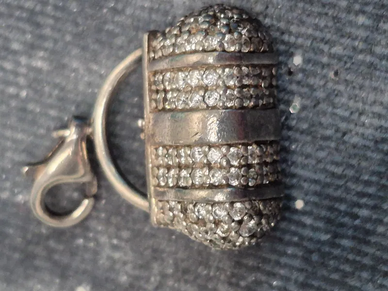 Thomas Sabo Kettenanhänger Handtasche Sterlingsilber Zirkonia Silber Damen 3