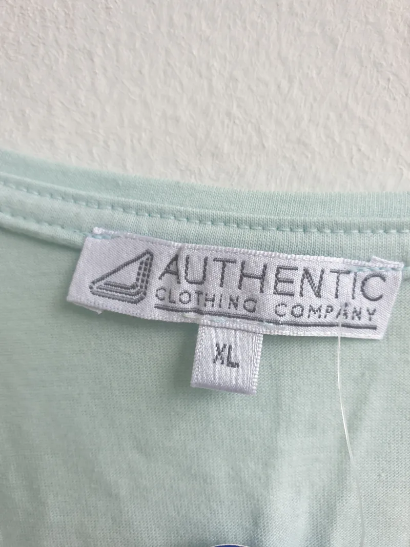 Authentic Clothing Company Damen Top Tanktop Gr. XL Türkis Print 5