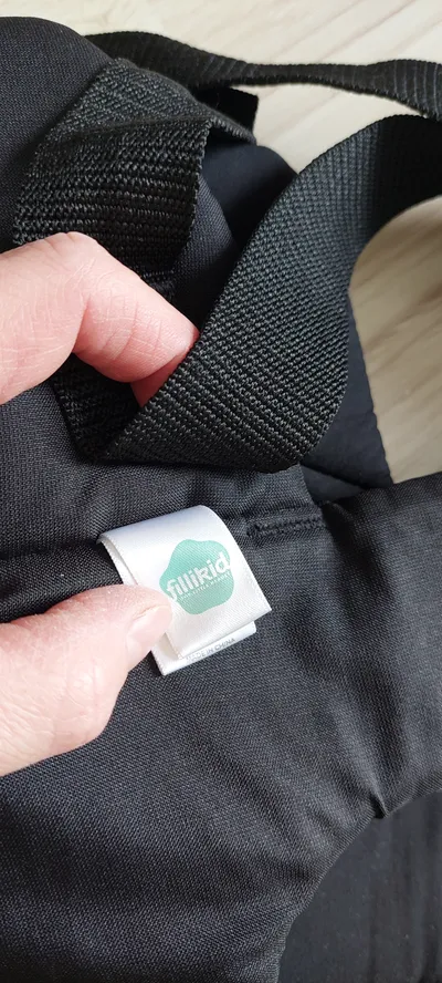 Fillikid Babytrage Tragehilfe Bauchtrage Schwarz Praktisch Komfortabel