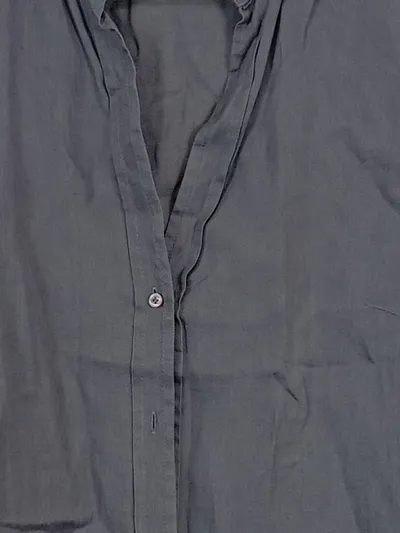 Marc Aurel Damen Bluse 3/4 Arm Leinen Grau Gr. 40 L