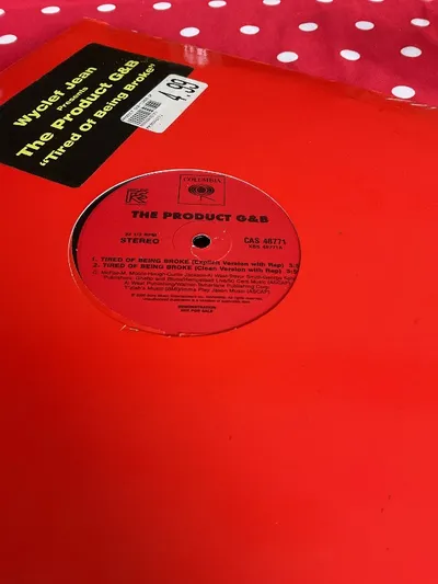 Columbia The Product G&B Tired Of Being Broke Vinyl Single Hip-Hop