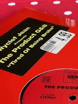 Columbia The Product G&B Tired Of Being Broke Vinyl Single Hip-Hop