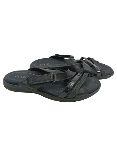 ECCO Sandalen Damen Gr. 41 Schwarz Praktisch Freizeit