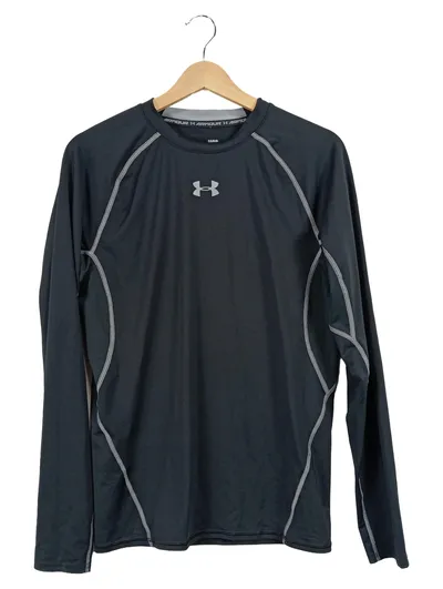 Under Armour Herren Langarmshirt Sportlich Schwarz Gr. 50/L