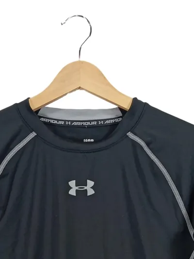 Under Armour Herren Langarmshirt Sportlich Schwarz Gr. 50/L