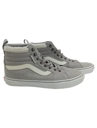 Vans Sk8-Hi Sneaker Herren Grau Größe 40.5 Casual High-Top Schuhe