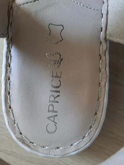 CAPRICE Sandalen Damen Gr. 41 Beige Casual Bequeme Sommerschuhe
