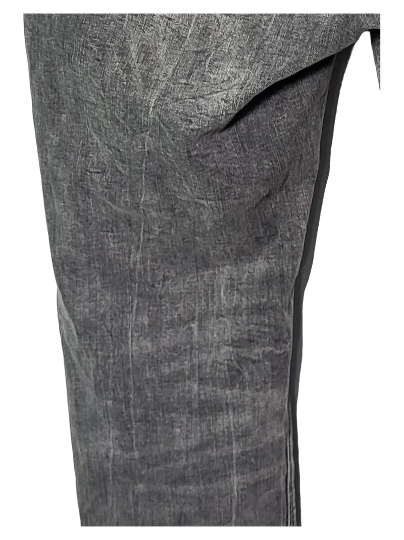 CROSS Jeans Damen Destroyed Jeans Slim Fit Grau W31 L32 Baumwolle 6