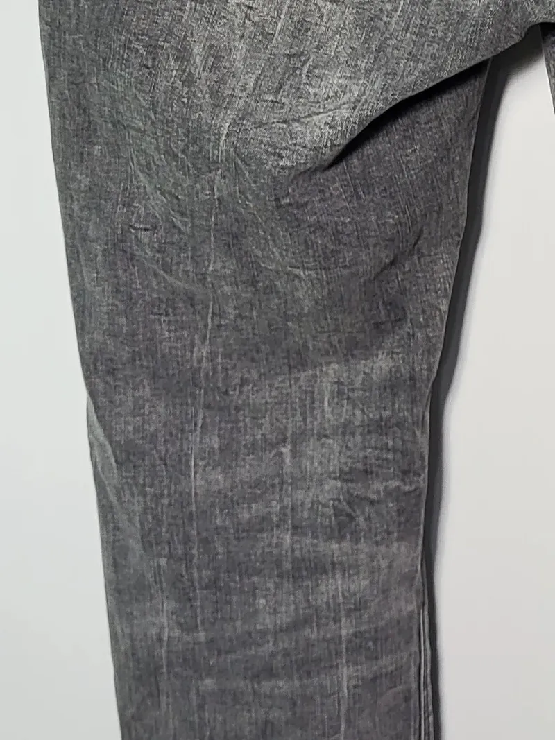 CROSS Jeans Damen Destroyed Jeans Slim Fit Grau W31 L32 Baumwolle 9