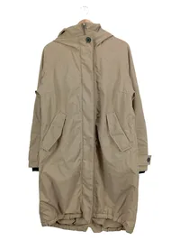 Didriksons Damen Parka Gr. 42 Beige Outdoor Regenjacke Kapuze 1