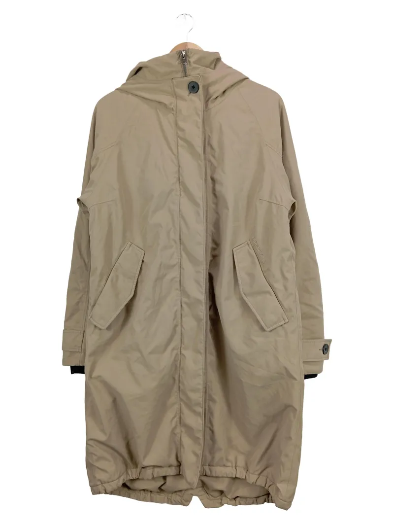 Didriksons Damen Parka Gr. 42 Beige Outdoor Regenjacke Kapuze 1