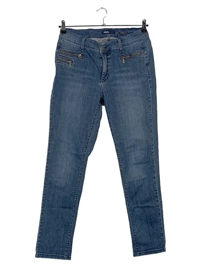 ANGELS Damen Jeans Hose Regular Fit Blau W36 L20 Baumwolle