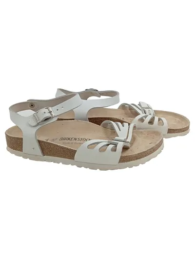 Birkenstock Salina Sandalen Damen Gr. 37 Weiß Casual Sommerschuhe