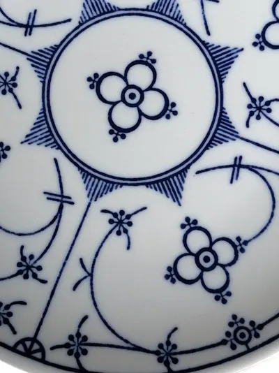BAREUTHER Sammelteller Indisch Blau Porzellan Teller 20cm Klassisch