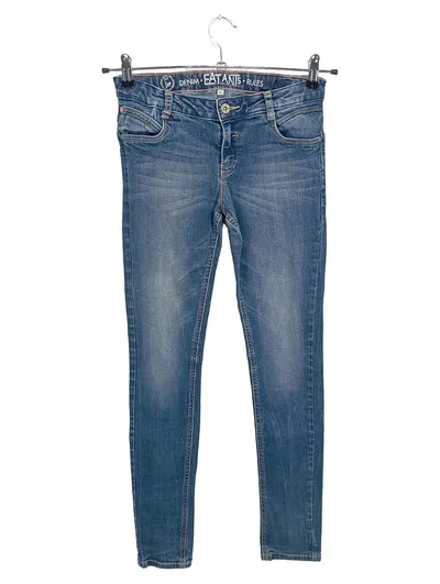 Eat Ants Kinder Jeans Regular Fit Blau Gr. 164 Casual Baumwolle