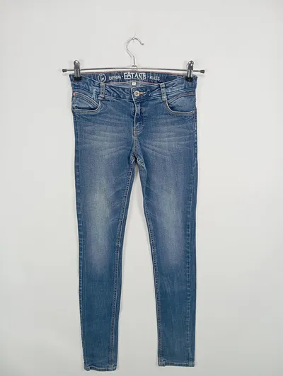 Eat Ants Kinder Jeans Regular Fit Blau Gr. 164 Casual Baumwolle