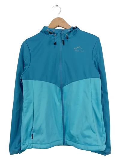 CRIVIT Damen Softshelljacke Outdoor Gr. 38/M Mehrfarbig Polyester Kapuze