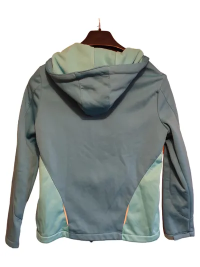 CRIVIT Damen Softshelljacke Outdoor Gr. 38/M Mehrfarbig Polyester Kapuze