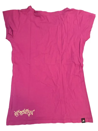Zimtstern Damen T-Shirt Gr. 40/L Pink Naturmotiv Kurzarm Freizeit