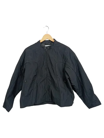 Weekday Damen Windjacke Gr. 40/L Schwarz Casual Übergangsjacke
