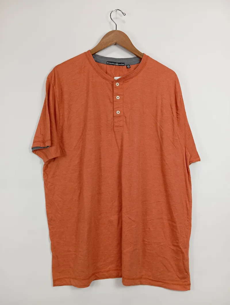 Beverly Hills Polo Club Herren Poloshirt Orange Casual Gr. 54/XXL 2