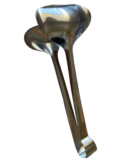 WMF Grillzange Cromargan Edelstahl Silber Modern