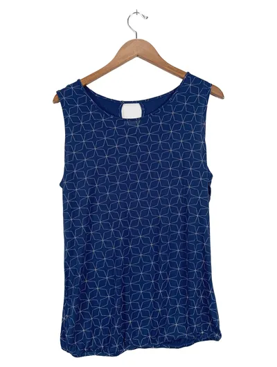 LASCANA Damen Top Shirt Gr. 40x42 Blau Casual Viskose