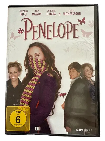 Penelope DVD Christina Ricci James McAvoy Reese Witherspoon Liebesfilm