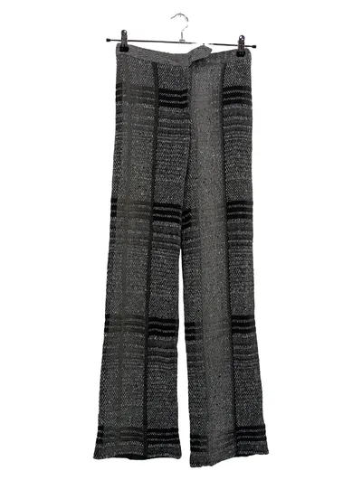 Iris von Arnim Anzughose Damen Grau Kariert Business Elegant Gr. W26/34/XS