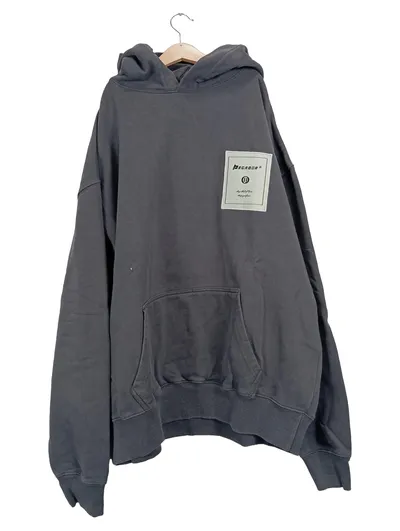 PEGADOR Hoodie Herren Grau L Streetwear Kapuzenpullover