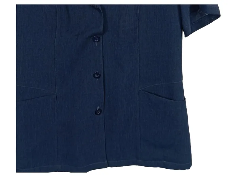Barisal Damen Kurzarm Blazer Gr. 40 Business Blau 6