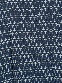 Alba Moda Damen T-Shirt Gr. 38/M Blau Maritim Grafik Viskose Kurzarm 4
