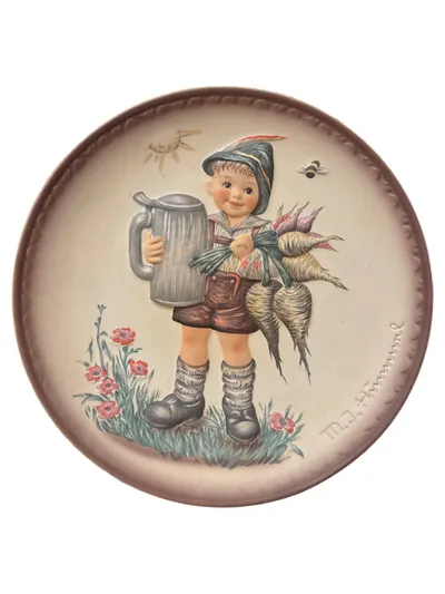 Goebel M.I. Hummel Sammelteller Für's Vaterle Hum 293 Friends Forever 1991