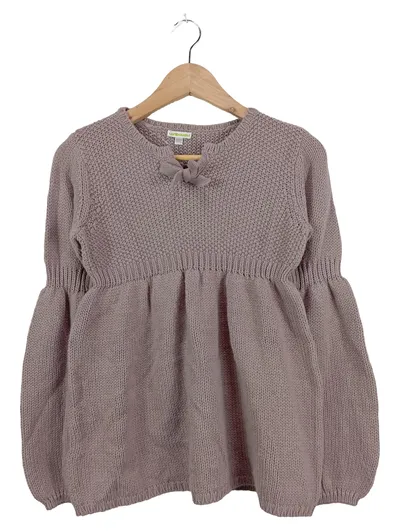 Vertbaudet Strickpullover Mädchen Gr. 150/152 Rosa Schleife